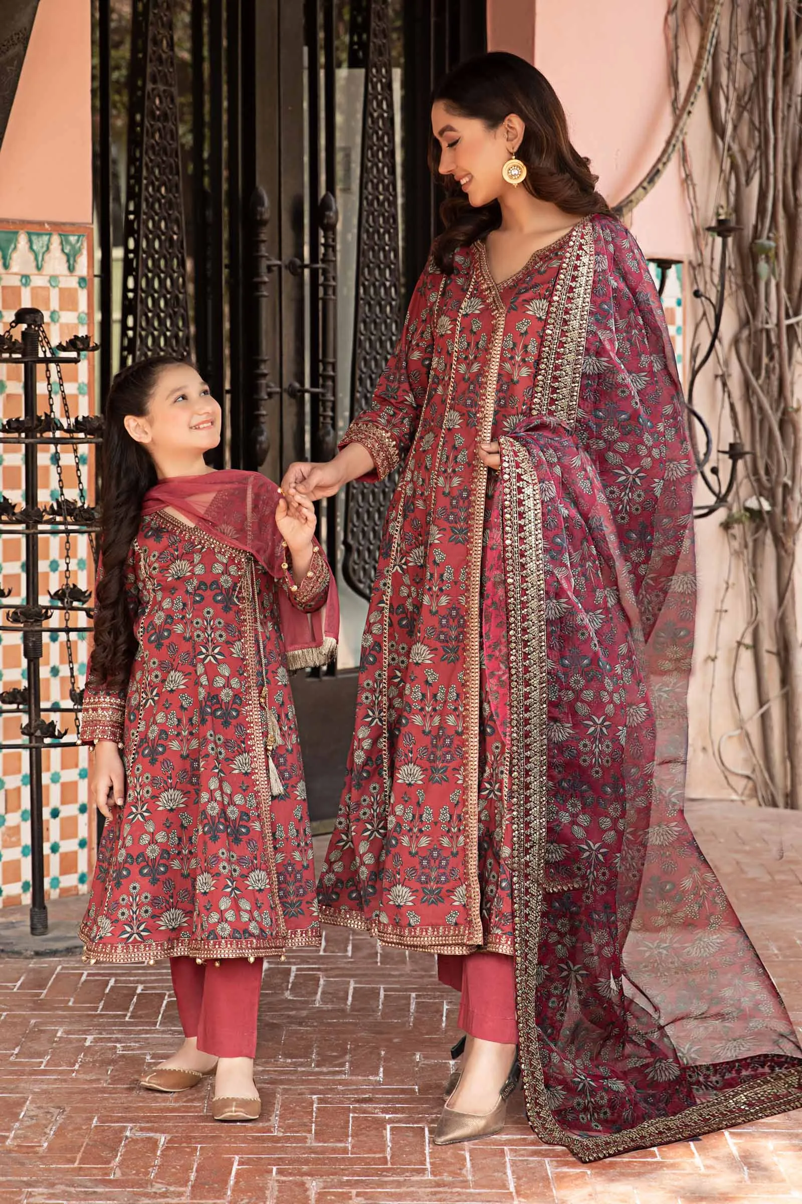 3 Piece Printed Lawn Suit | DW-EF24-42