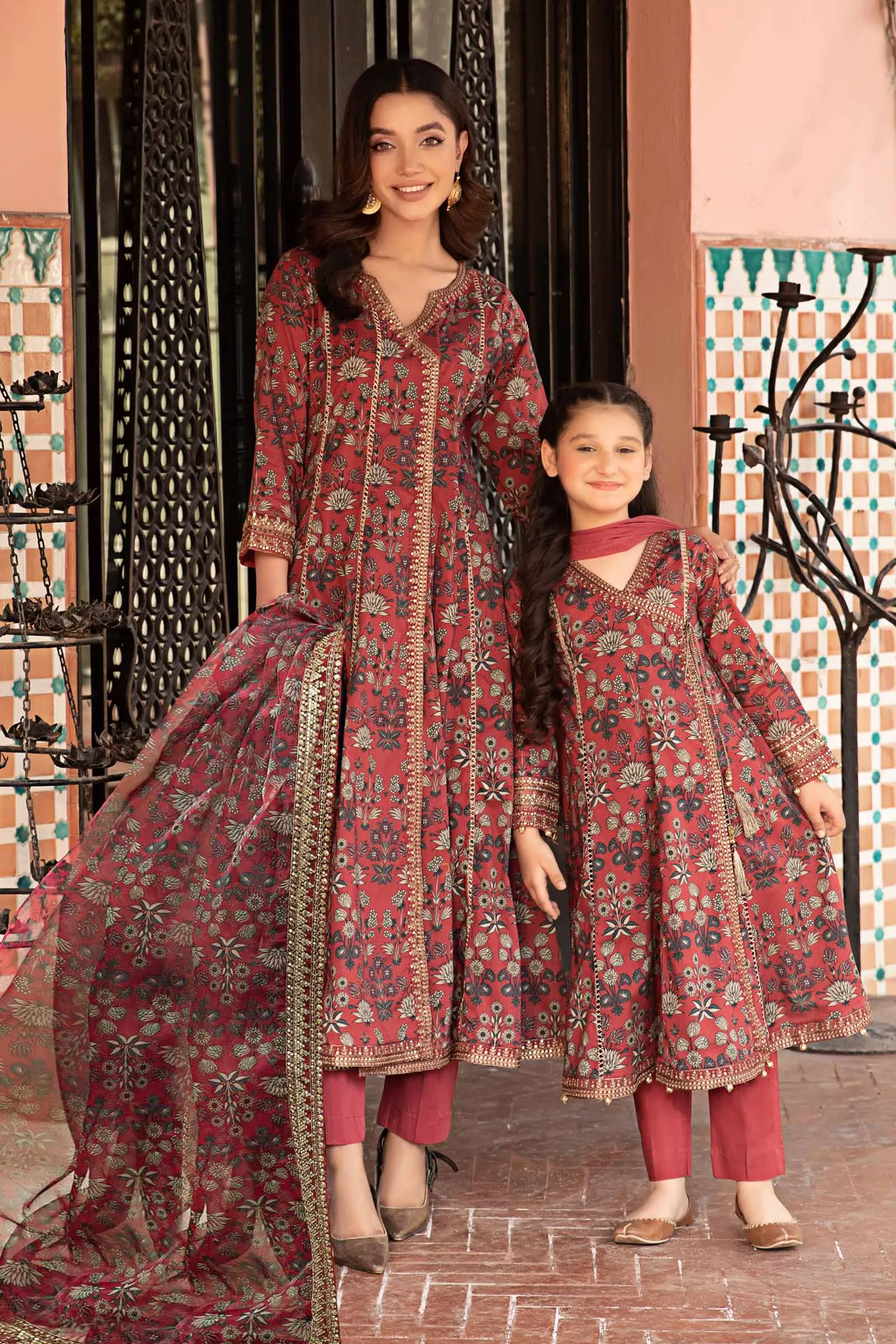 3 Piece Printed Lawn Suit | DW-EF24-42