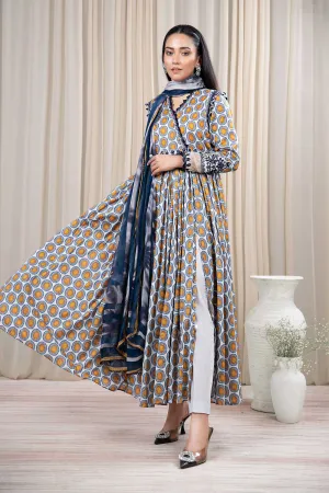 3 Piece Printed Lawn Suit | DW-EF24-51