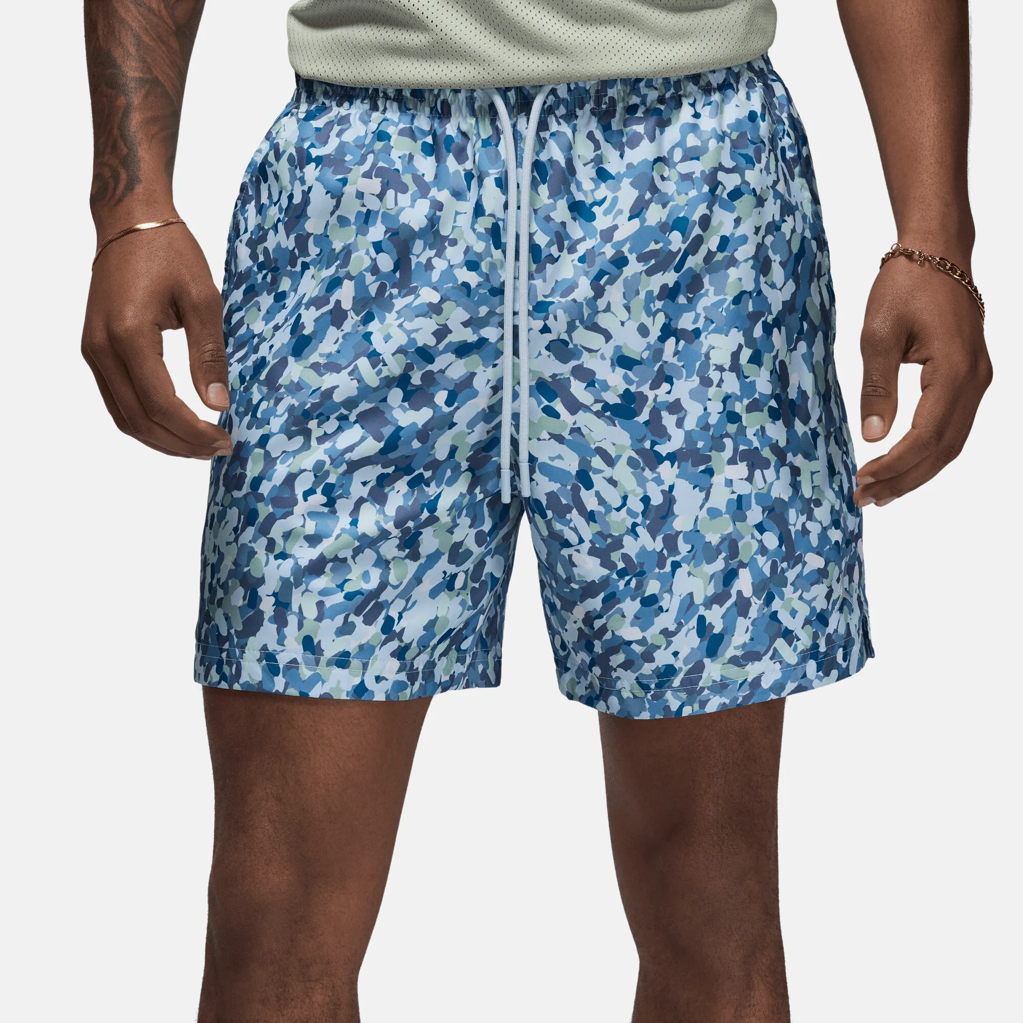 Air Jordan Essentials Blue Pointillism Poolside Shorts