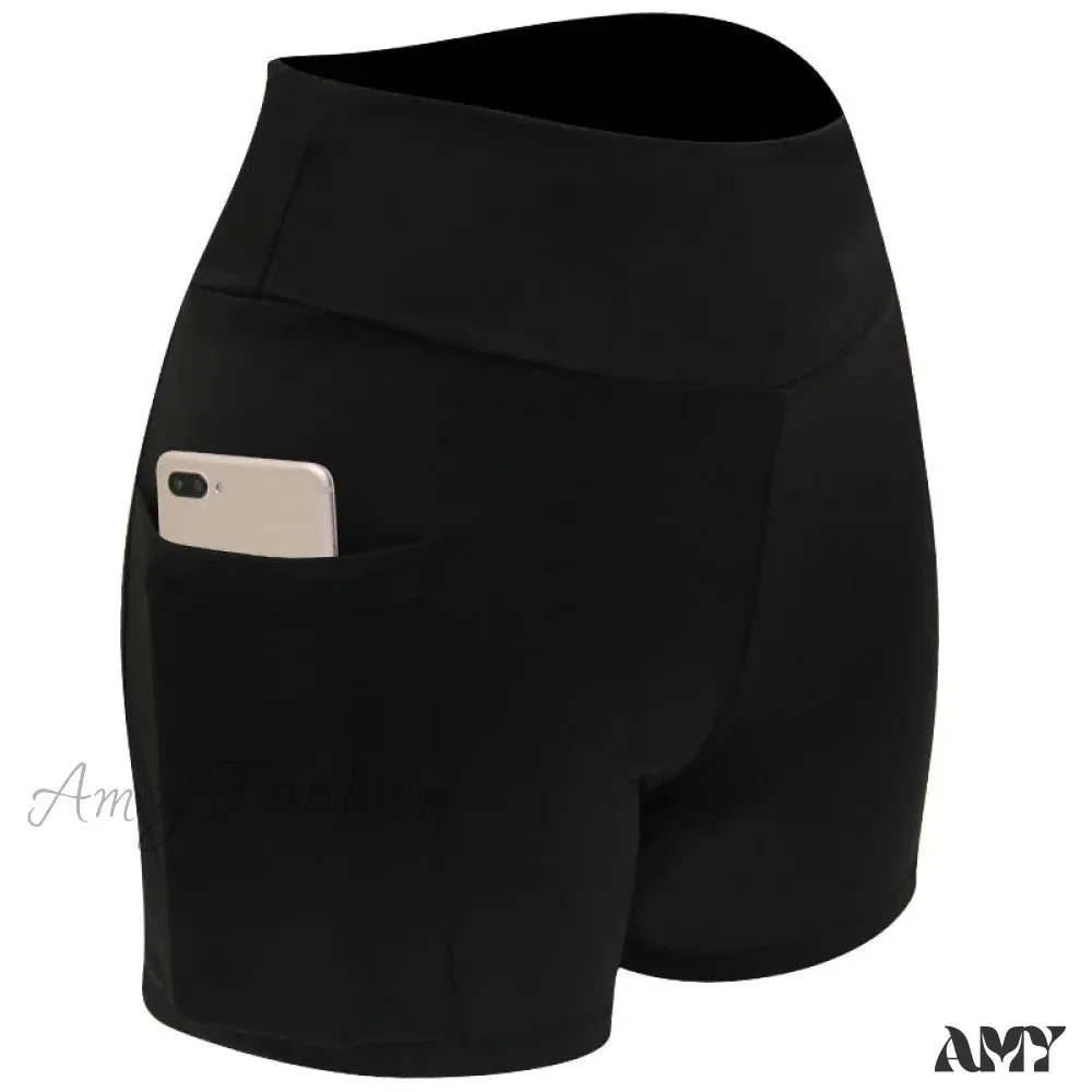 Amy Fashion - Yoga Pants Gym Pants Sports Running Shorts