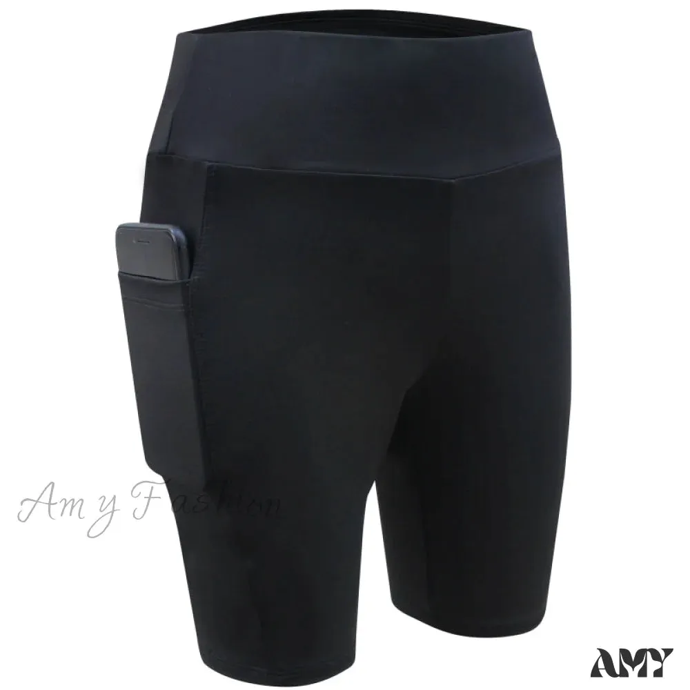 Amy Fashion - Yoga Pants Gym Pants Sports Running Shorts