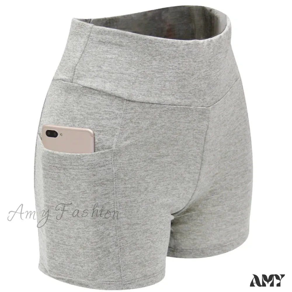 Amy Fashion - Yoga Pants Gym Pants Sports Running Shorts