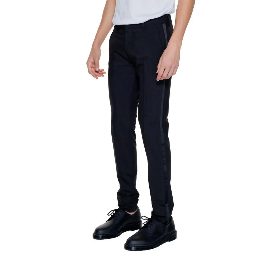 Antony Morato Black Polyester Jeans & Pant