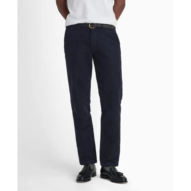 Barbour Moleskin Tailored Fit Mens Trousers - Navy