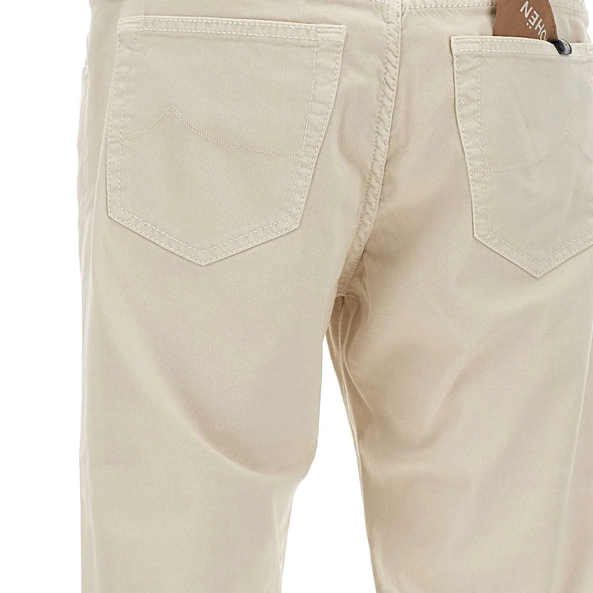 Bard Light Sand Slim Fit Trousers