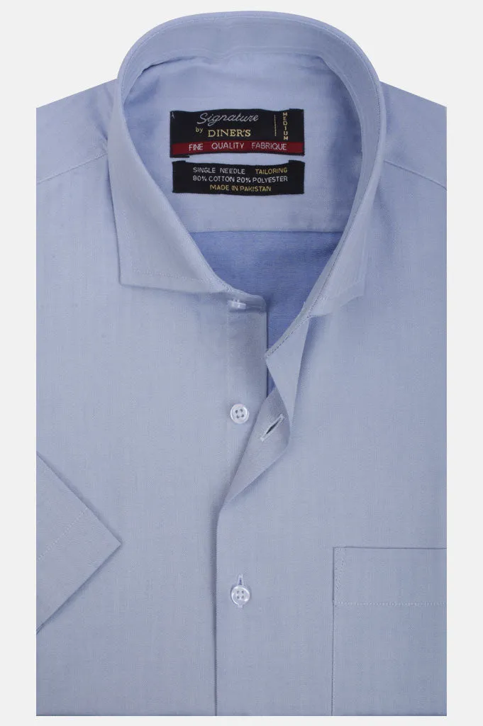 Blue Formal Shirt (Half Sleeves)