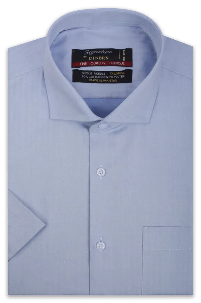 Blue Formal Shirt (Half Sleeves)