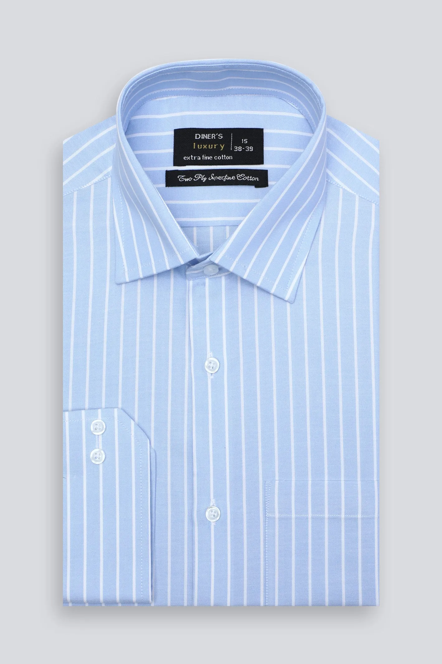 Blue Stripe Formal Shirt