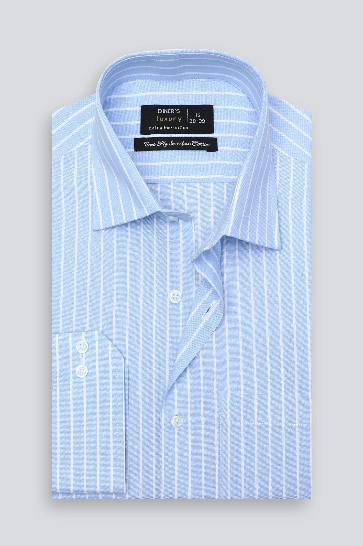 Blue Stripe Formal Shirt