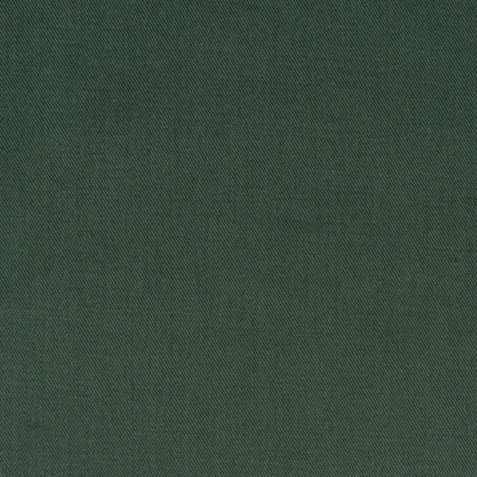 Bottle Green Cotton Moleskin Twill