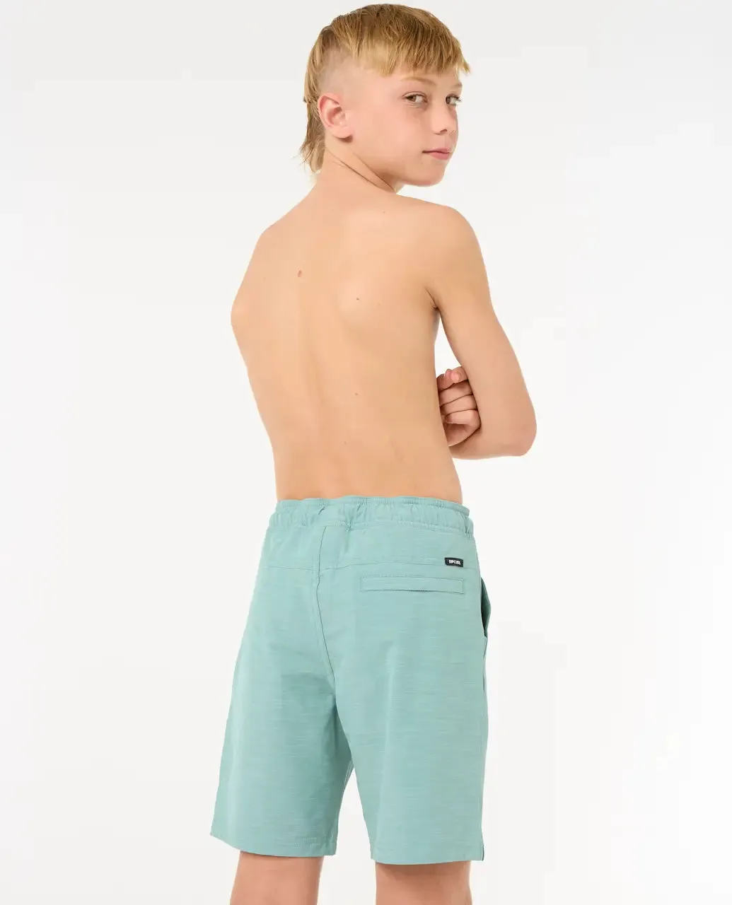 Boys Boardwalk Jackson Volley Shorts in Blue Lagoon