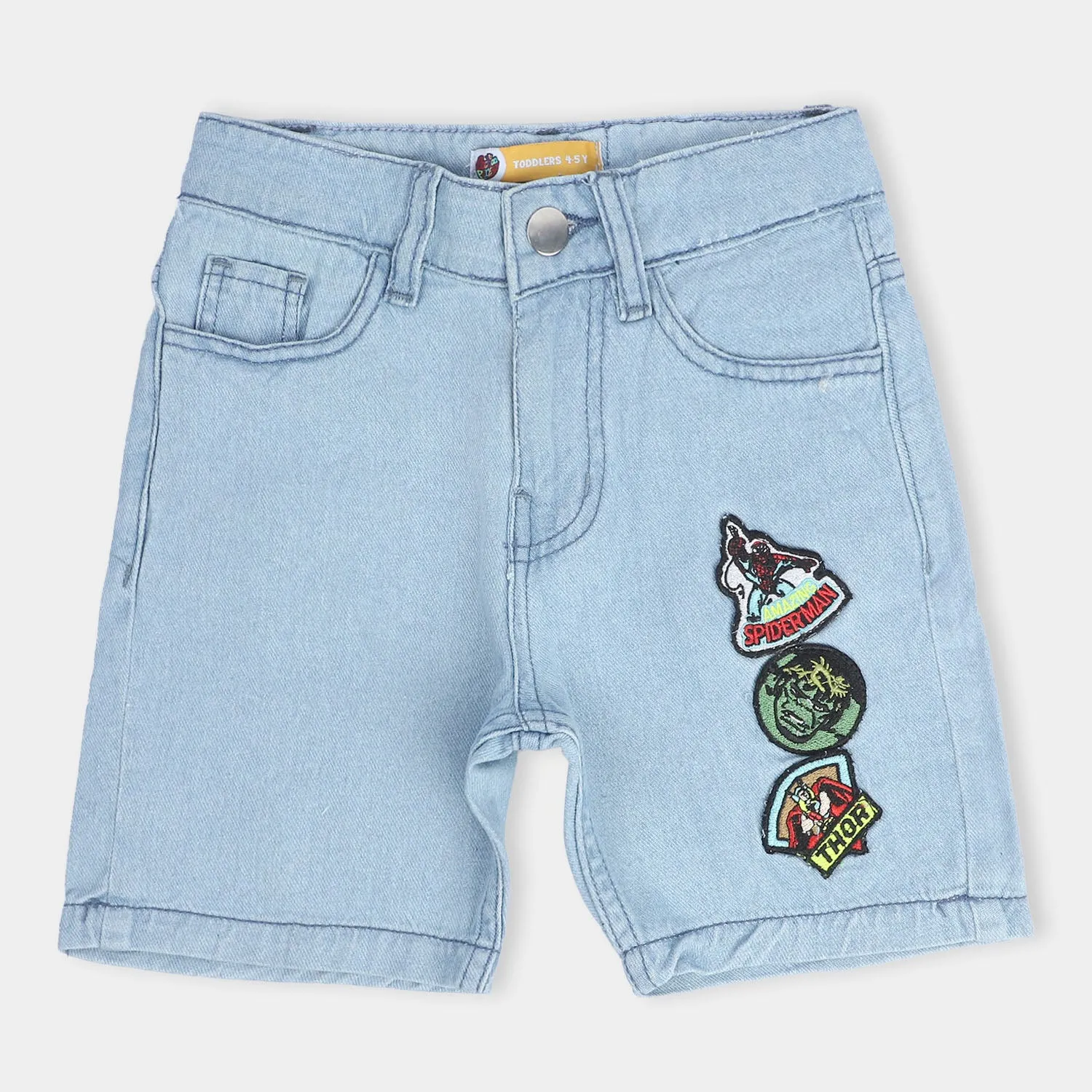 Boys Denim Short -Mid-Blue