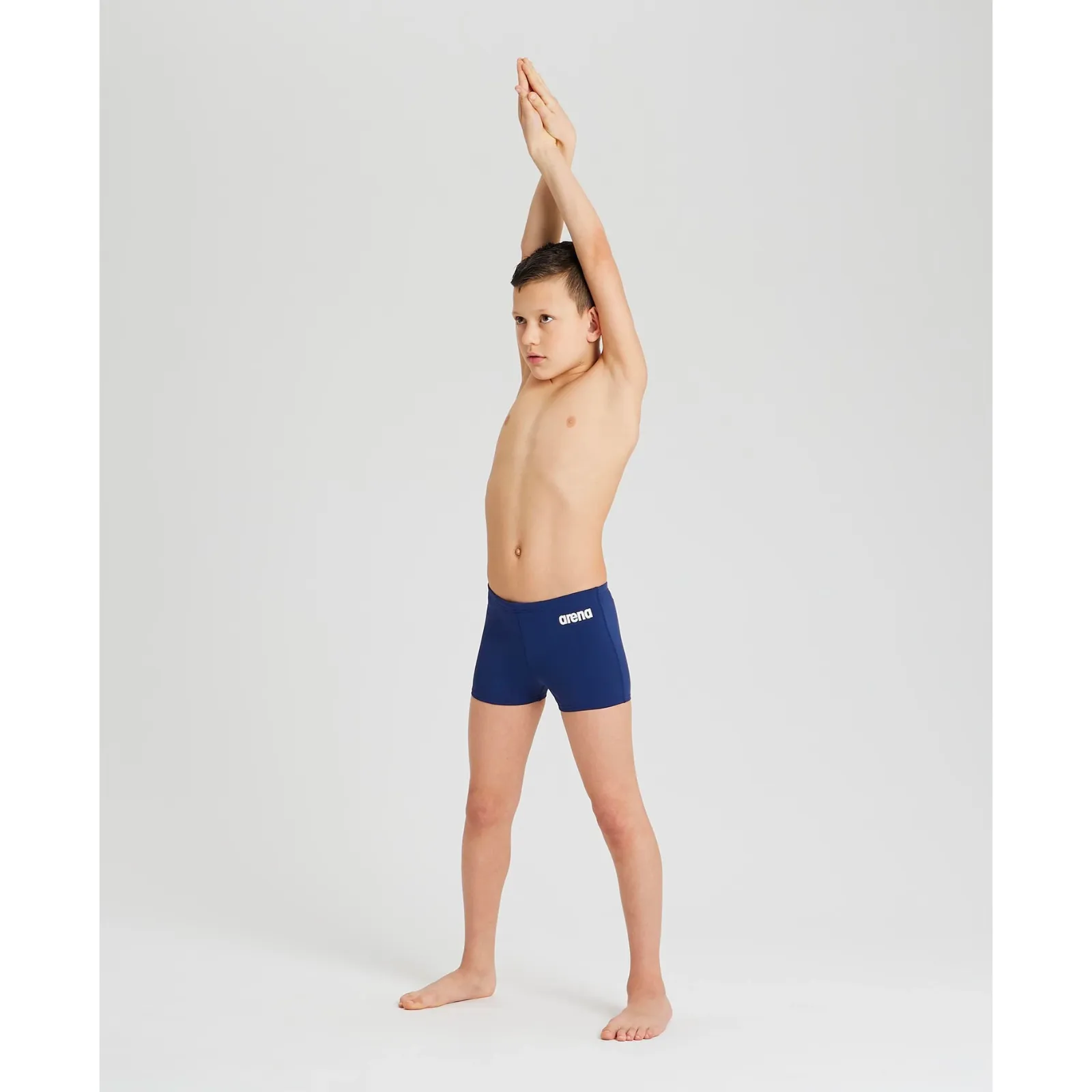 BOYS' TEAM SWIM SHORT SOLID - NAVY