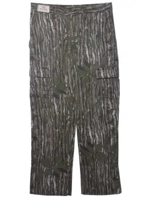 Camouflage Print Workwear Jeans - W34 L30