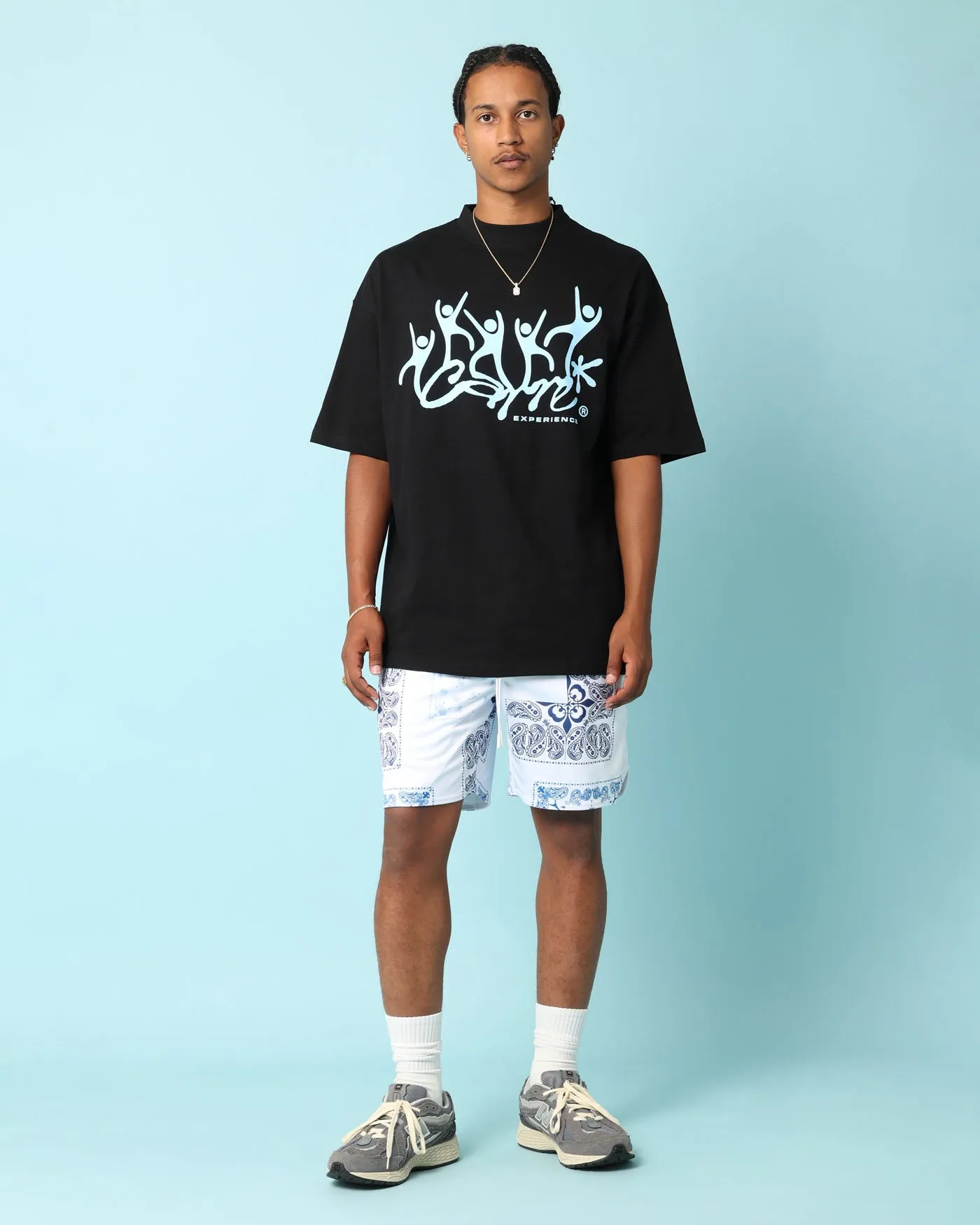 Carré Fragment Mesh Shorts White