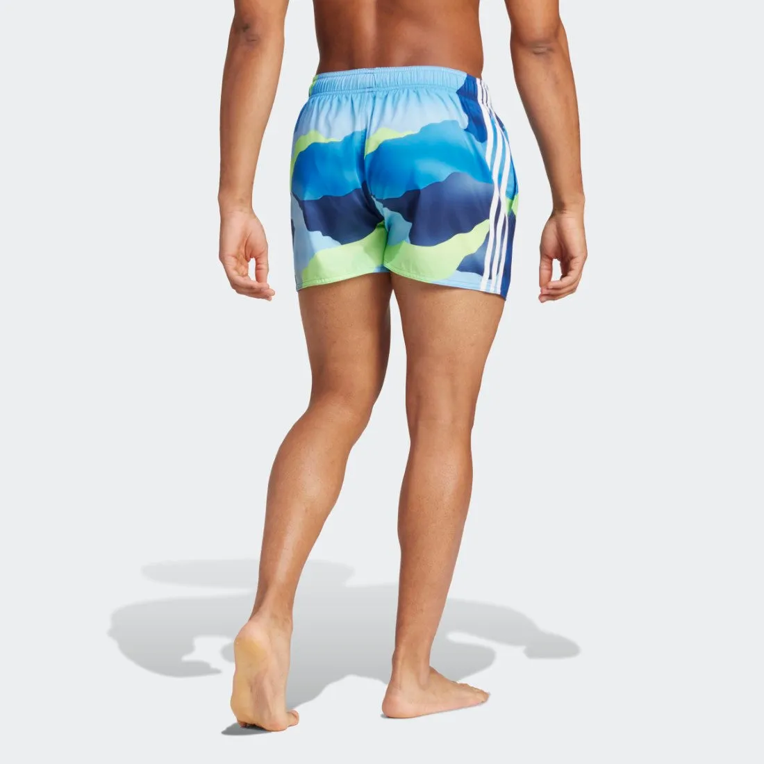 City Escape Camo 3-Stripes Cix Swim Shorts