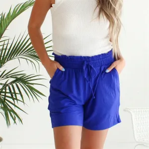 Comfy Pocket Drawstring Shorts