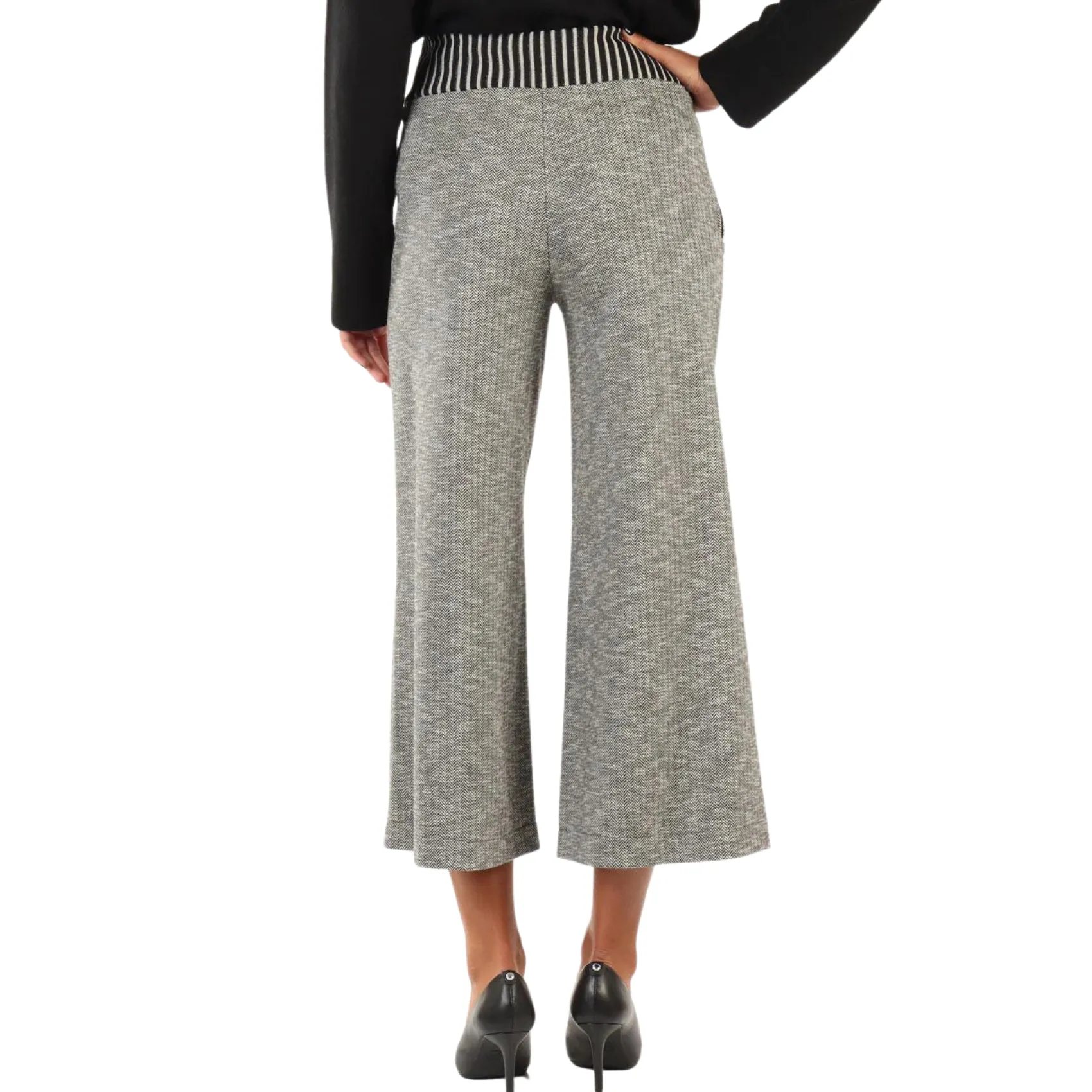 Cropped Trouser - Black