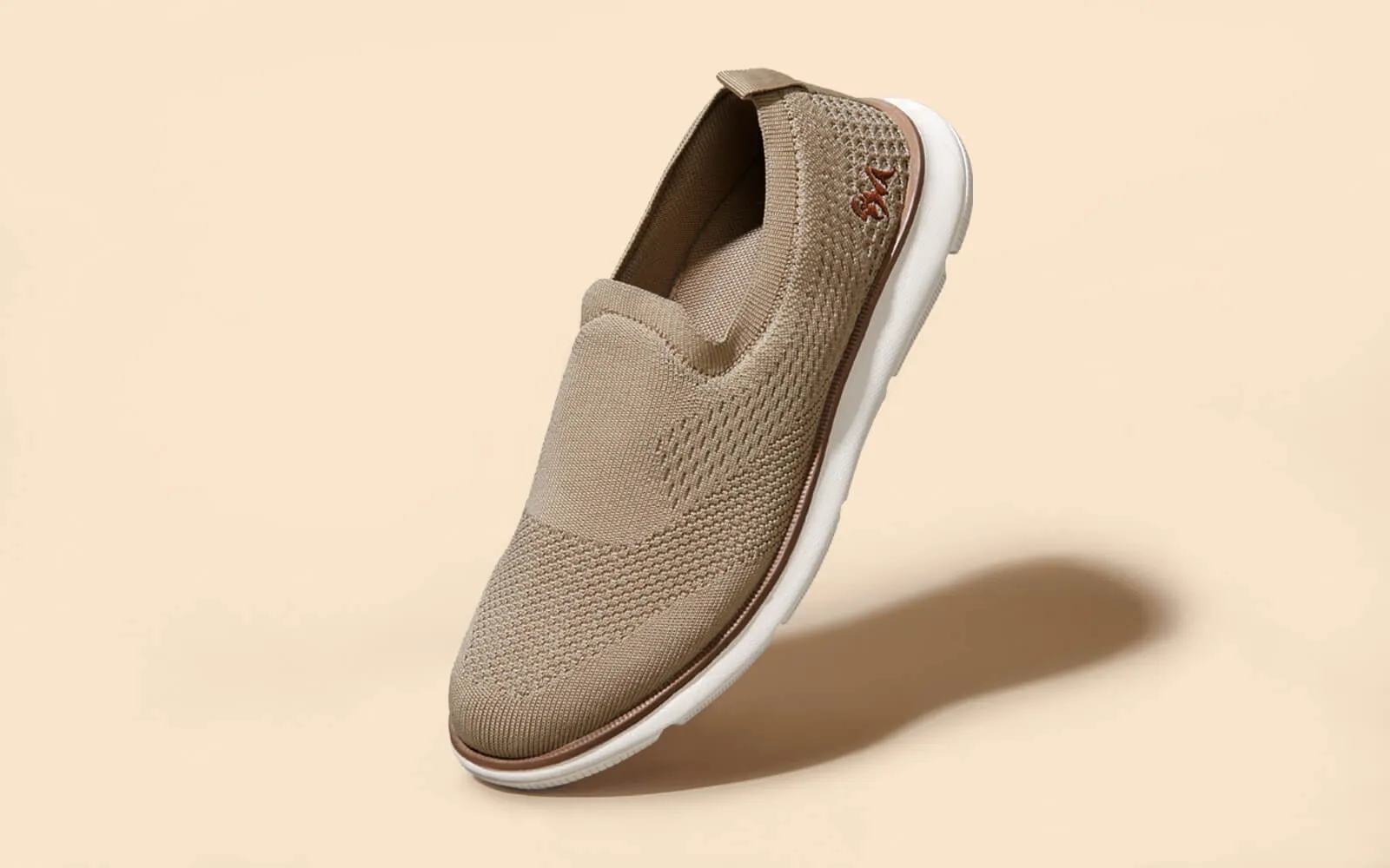 Dress Slip Ons : Beige