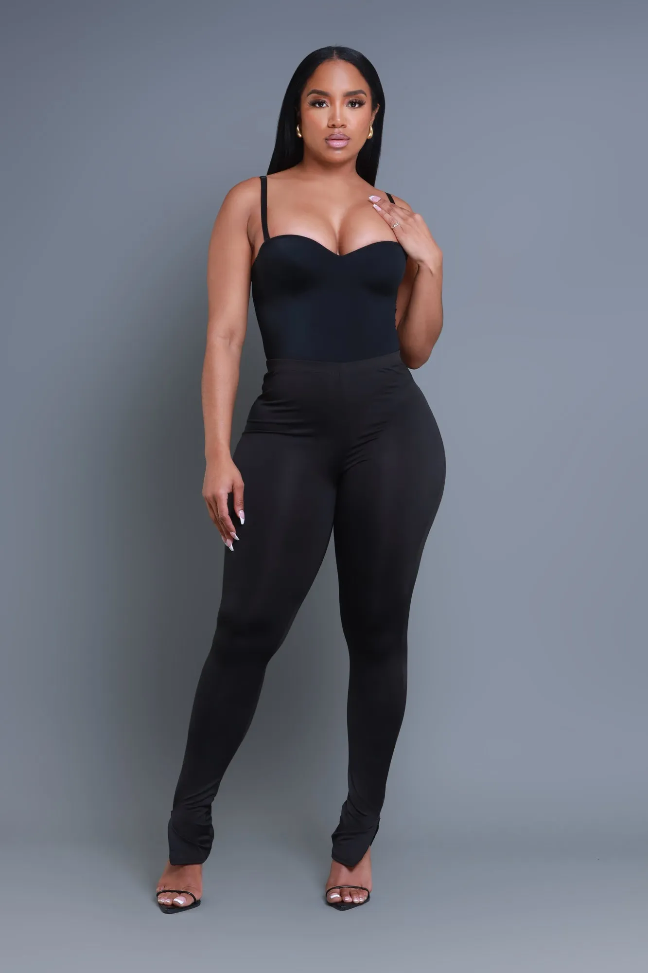 Easy Does It Extended Leggings - Black