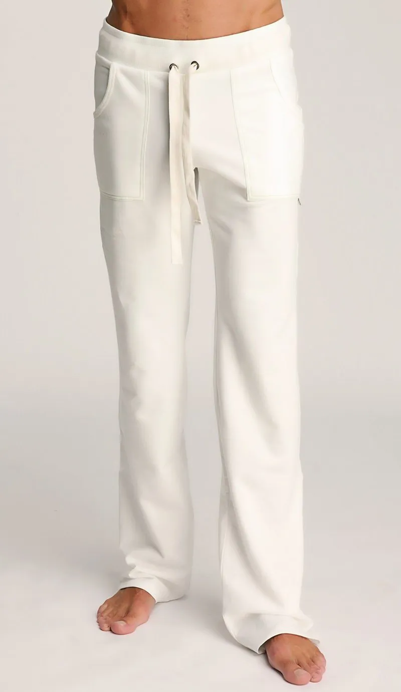 Eco-Track & Yoga Sweat Pant (White)