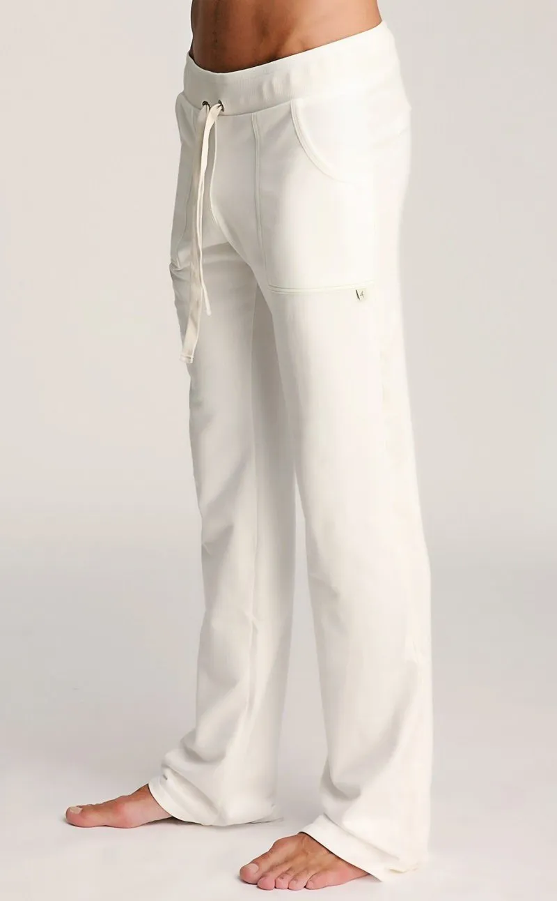 Eco-Track & Yoga Sweat Pant (White)