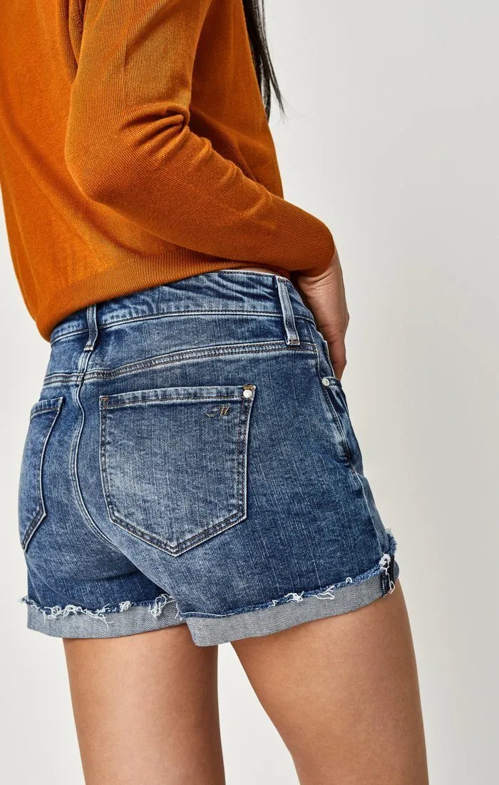 EMILY SHORTS IN MID INDIGO VINTAGE