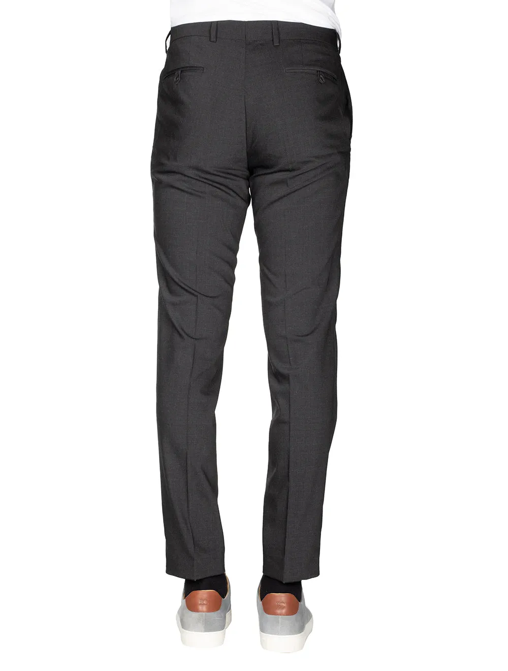 Enrico Wool Trousers Charcoal