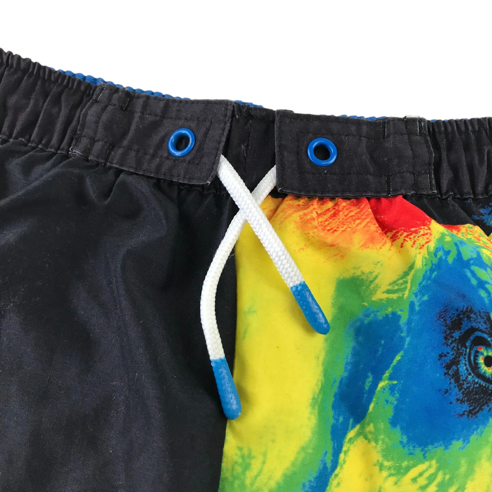 F&F swim trunks 11-12 years navy and multicolour Jurassic world dinosaur