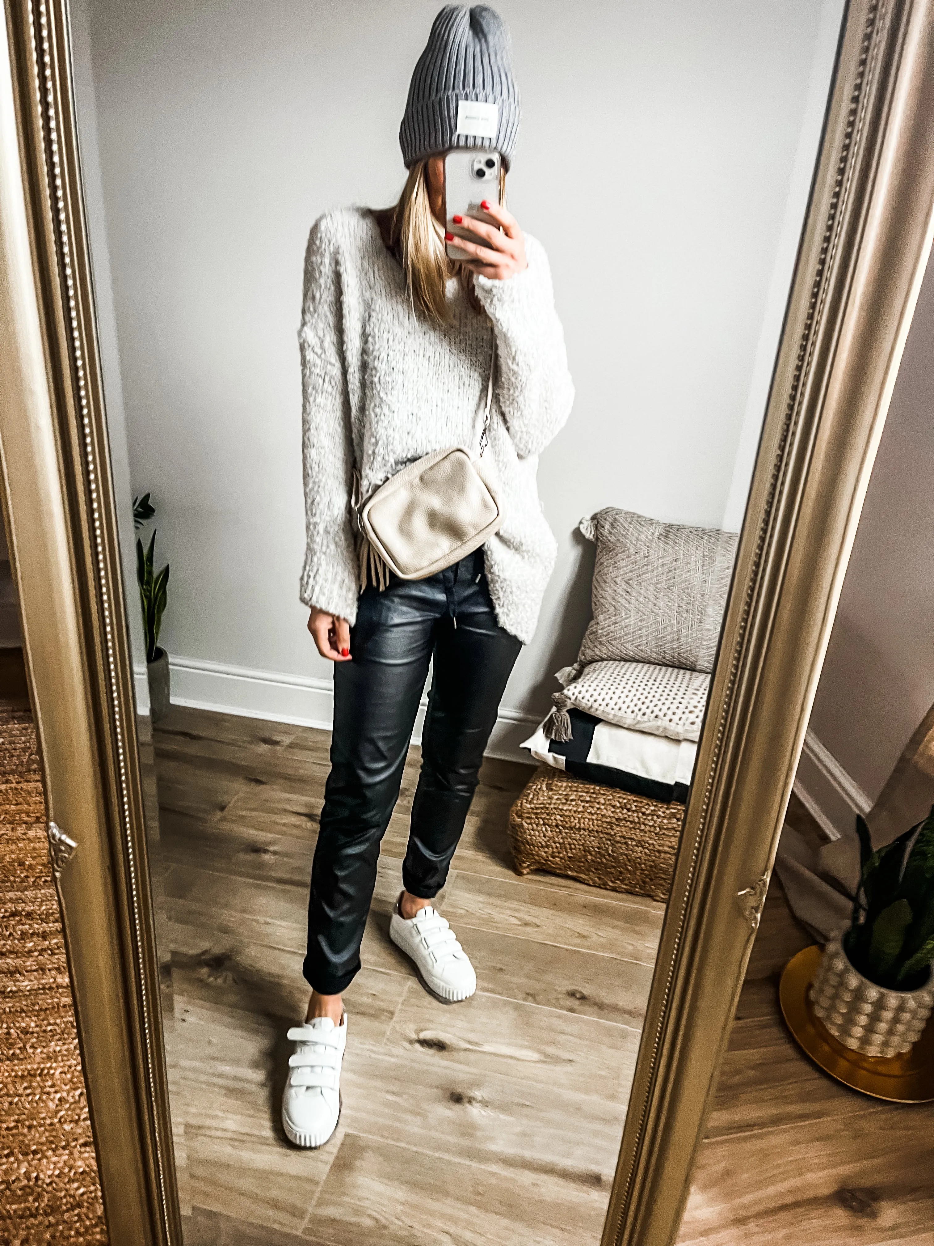 Faux Leather Magic Pants