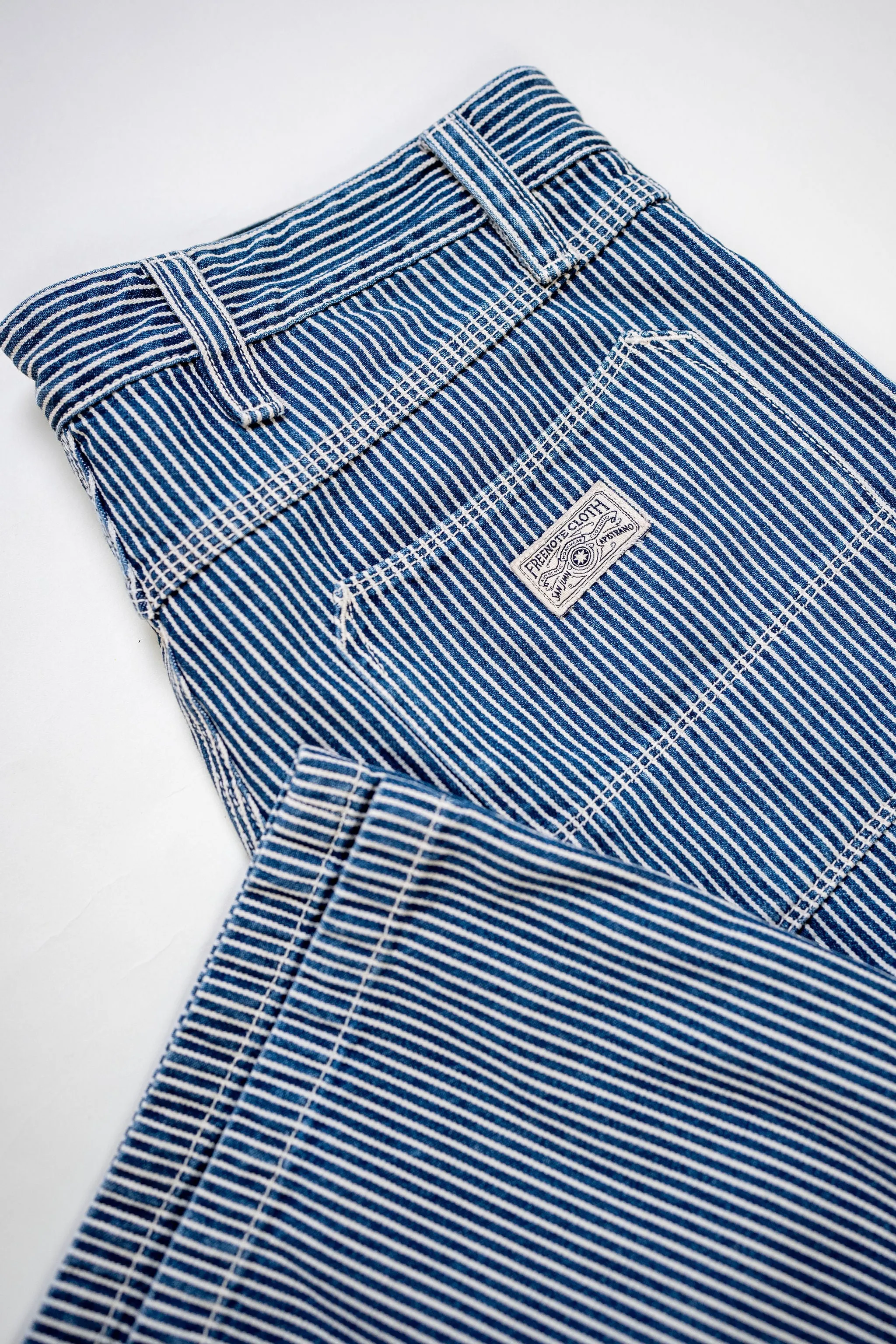 Freenote Cloth Ortega Pant - Indigo Stripe