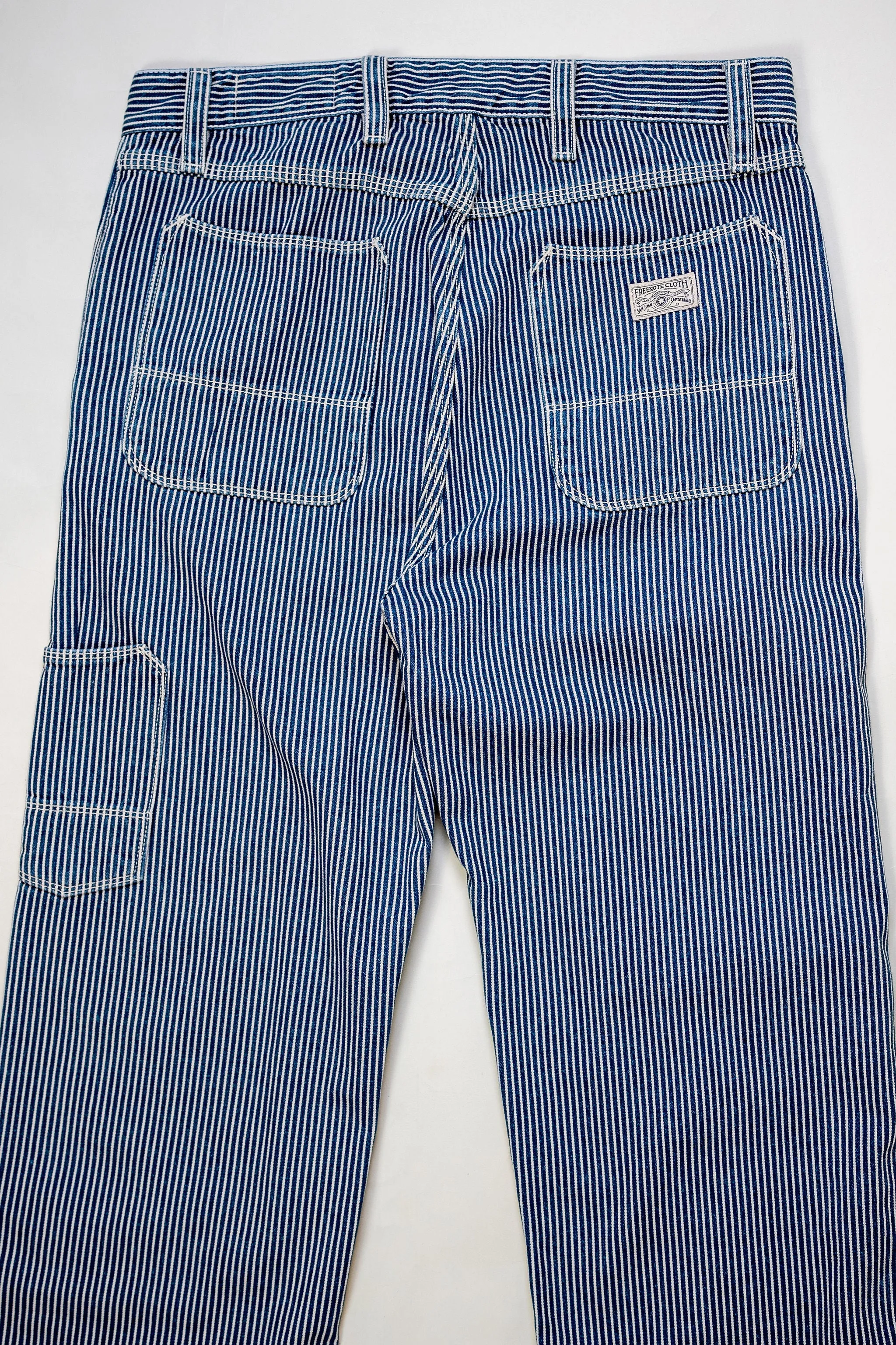 Freenote Cloth Ortega Pant - Indigo Stripe