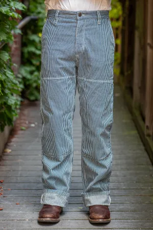 Freenote Cloth Ortega Pant - Indigo Stripe