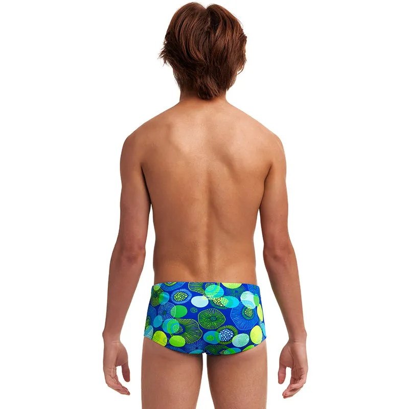 Funky Trunks - Blue Bottle - Boys Sidewinder Trunks