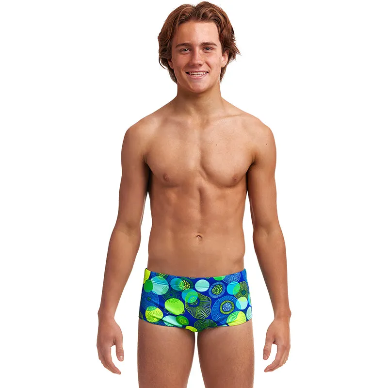 Funky Trunks - Blue Bottle - Boys Sidewinder Trunks