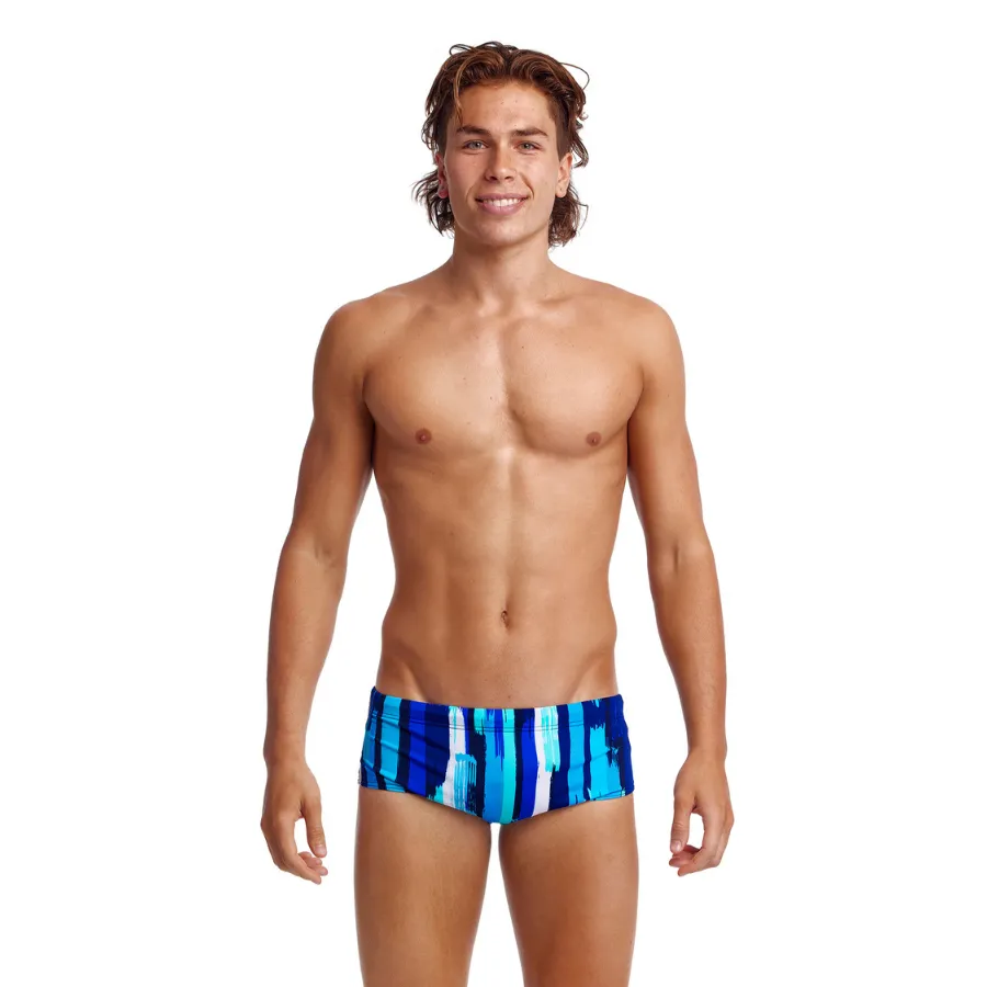 Funky Trunks Mens Sidewinder Trunks FTS010M - Roller Paint