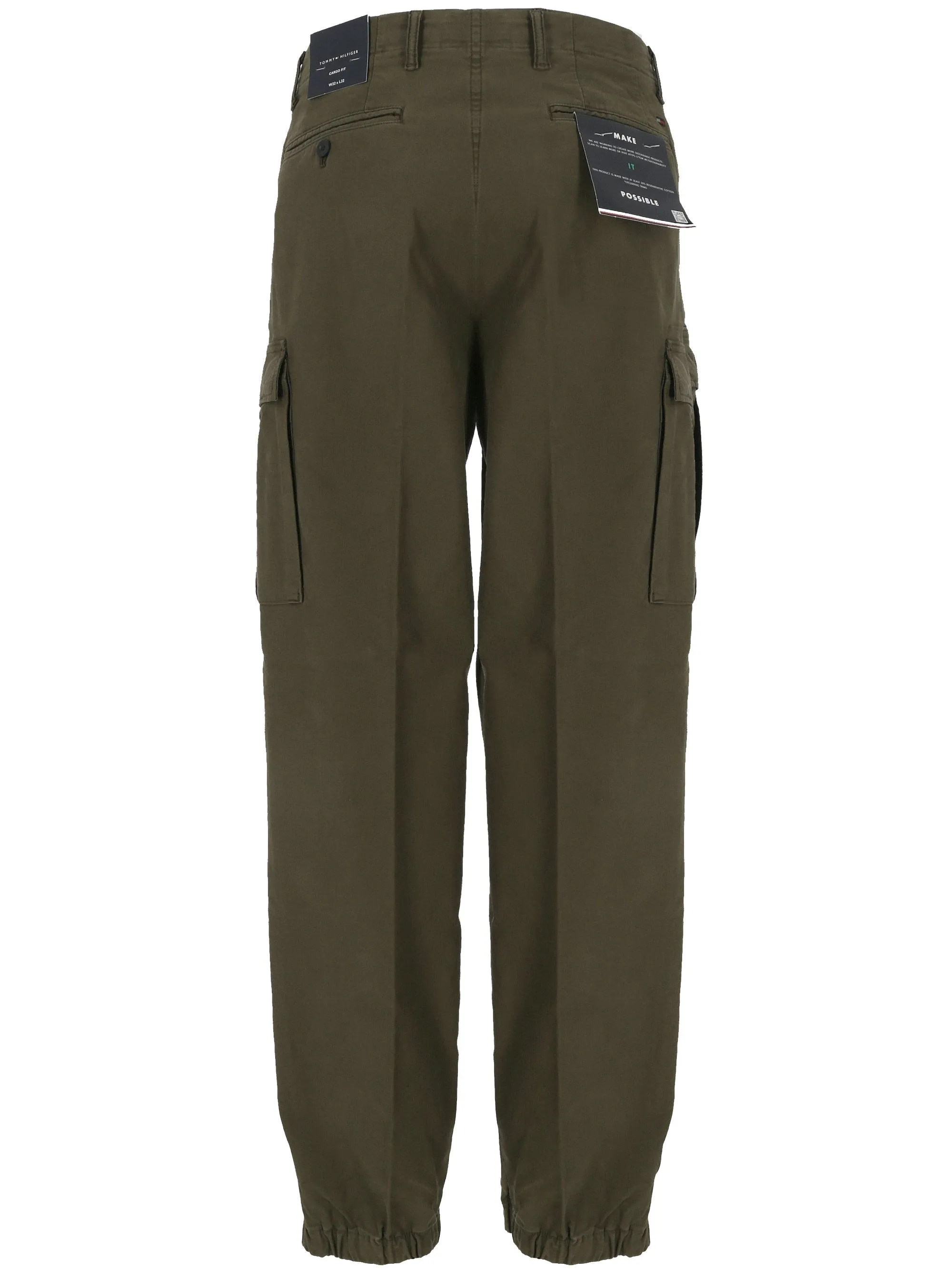 Garment-Dyed Relaxed Fit Trousers