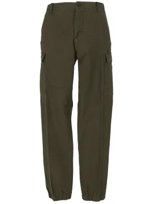 Garment-Dyed Relaxed Fit Trousers