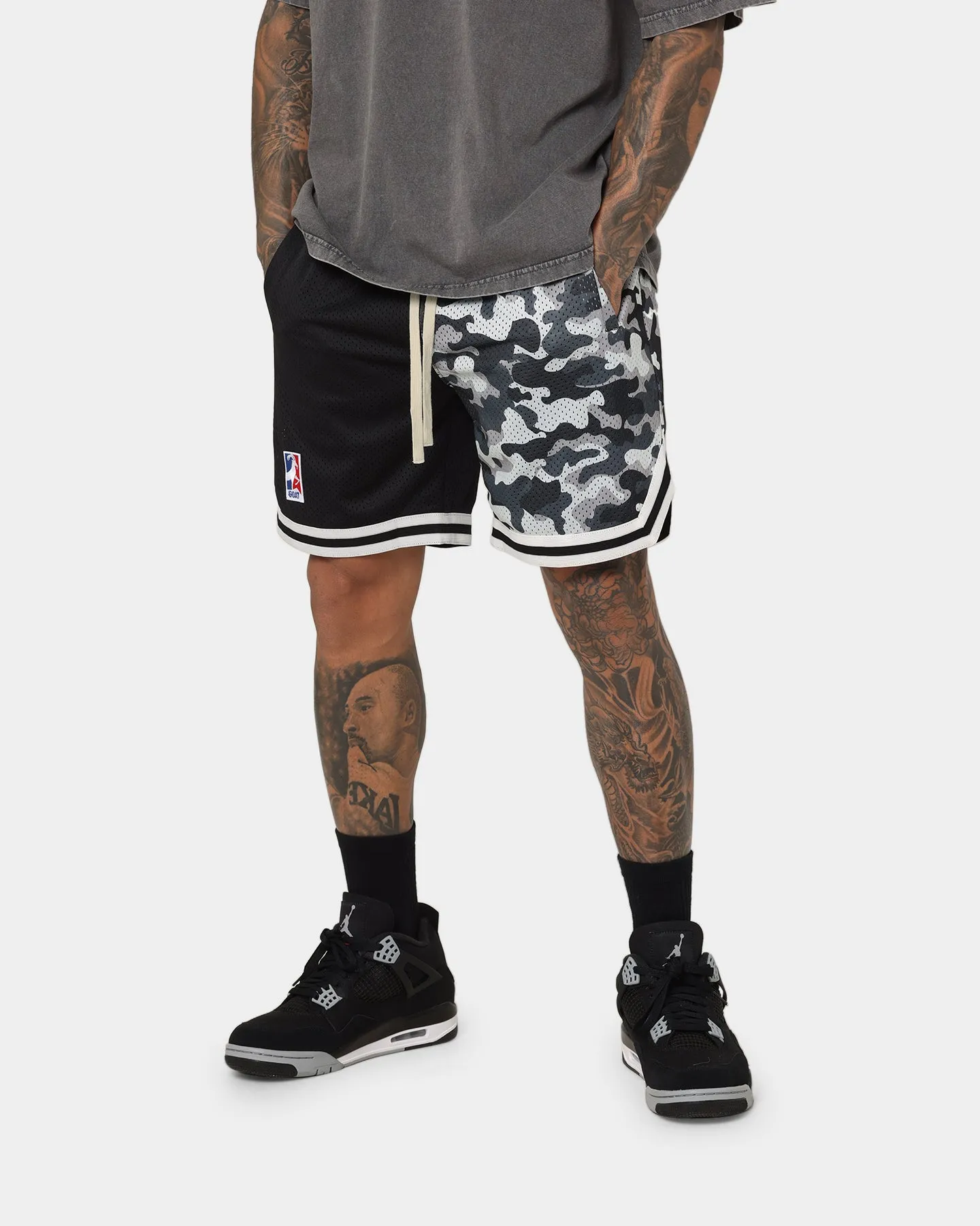 Goat Crew Half Camo Shorts Black/Black