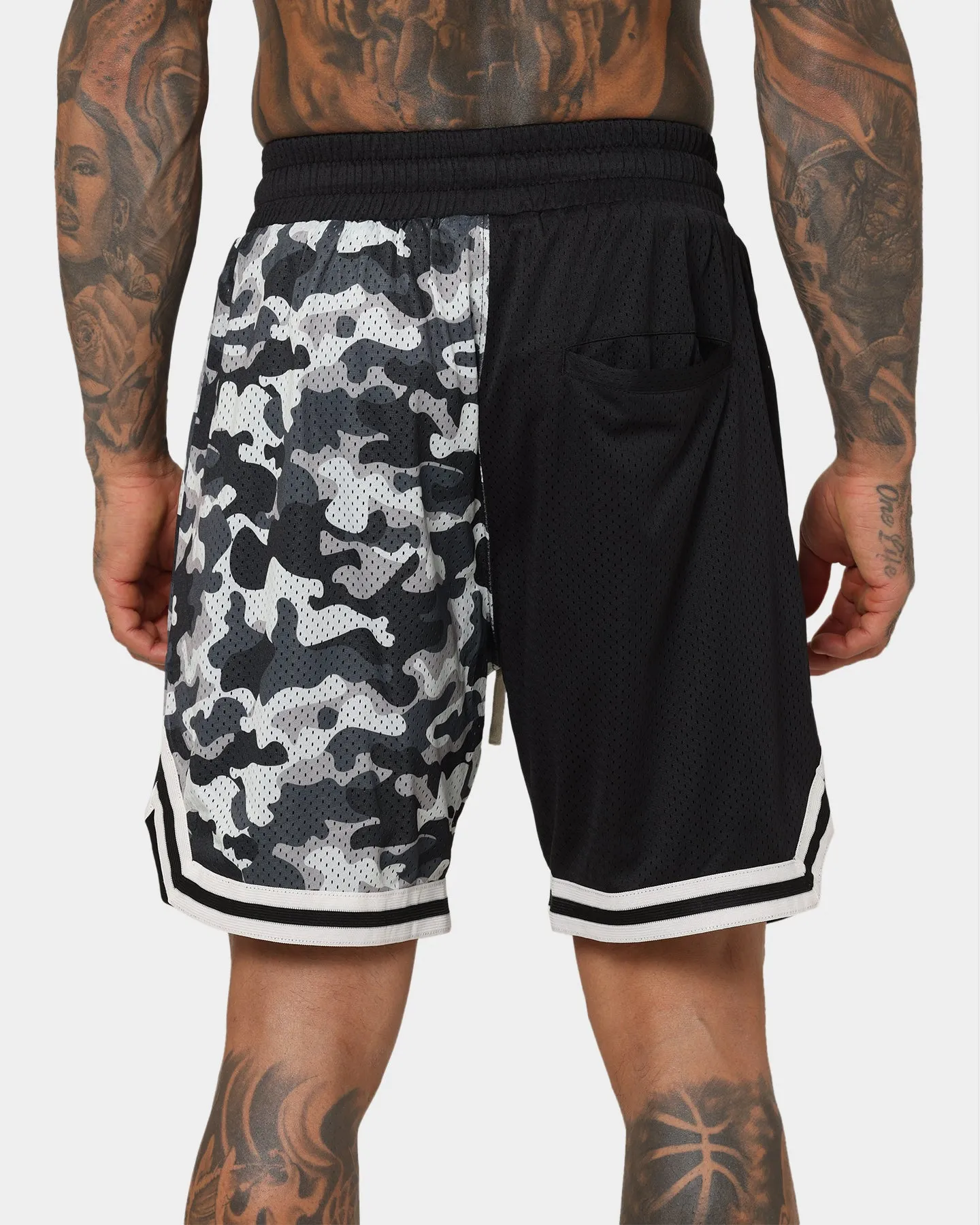 Goat Crew Half Camo Shorts Black/Black