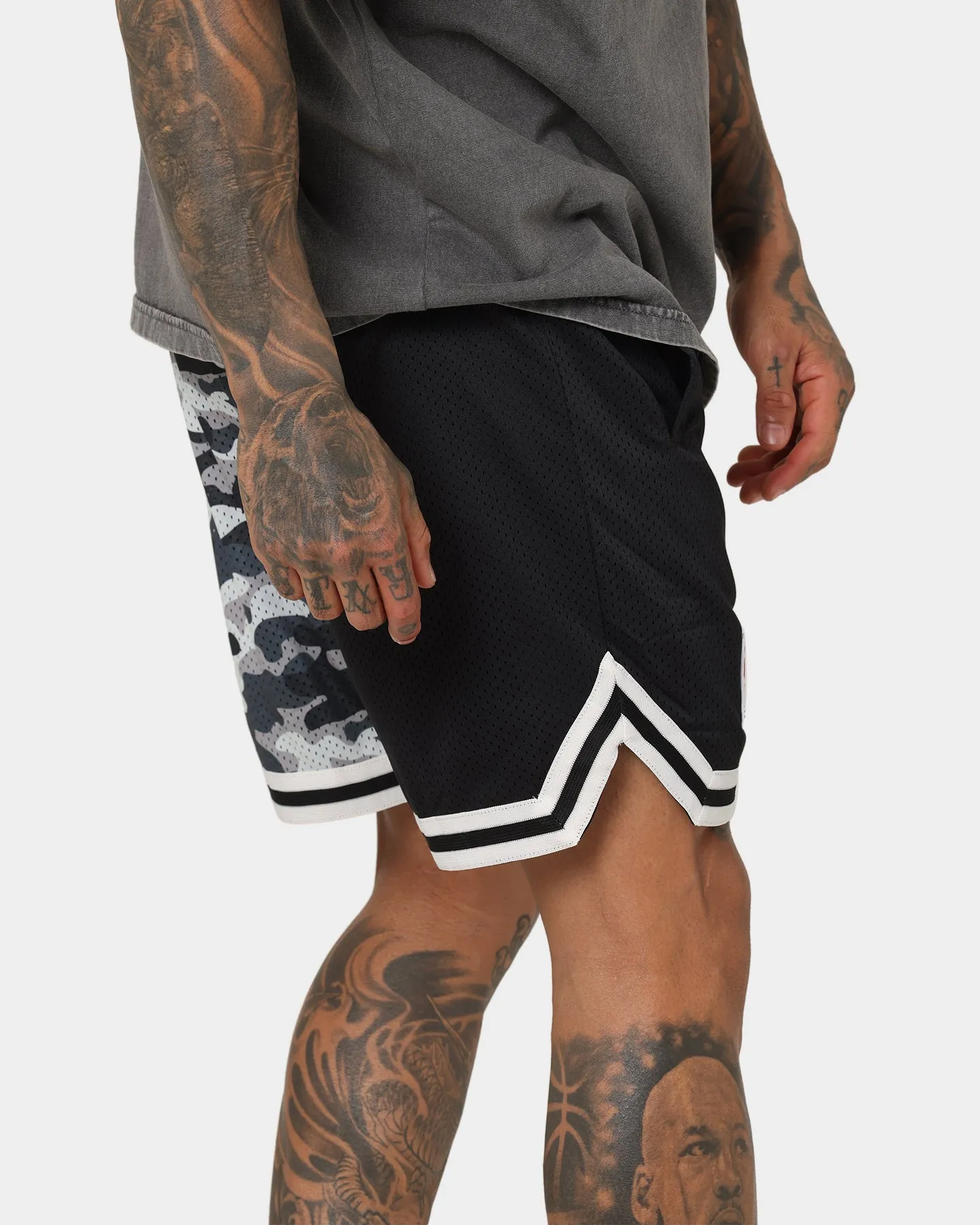 Goat Crew Half Camo Shorts Black/Black