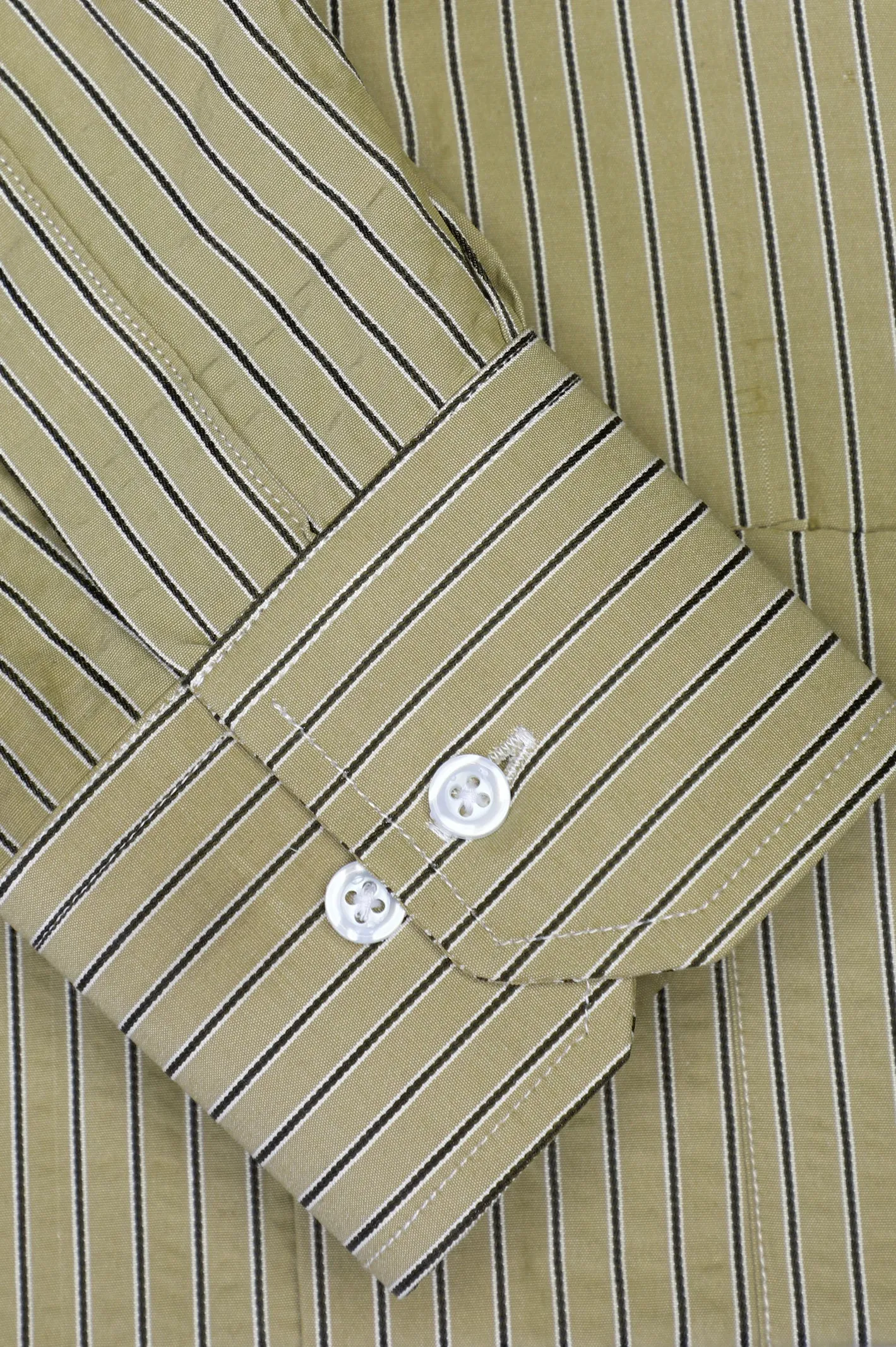 Green Stripe Formal Shirt