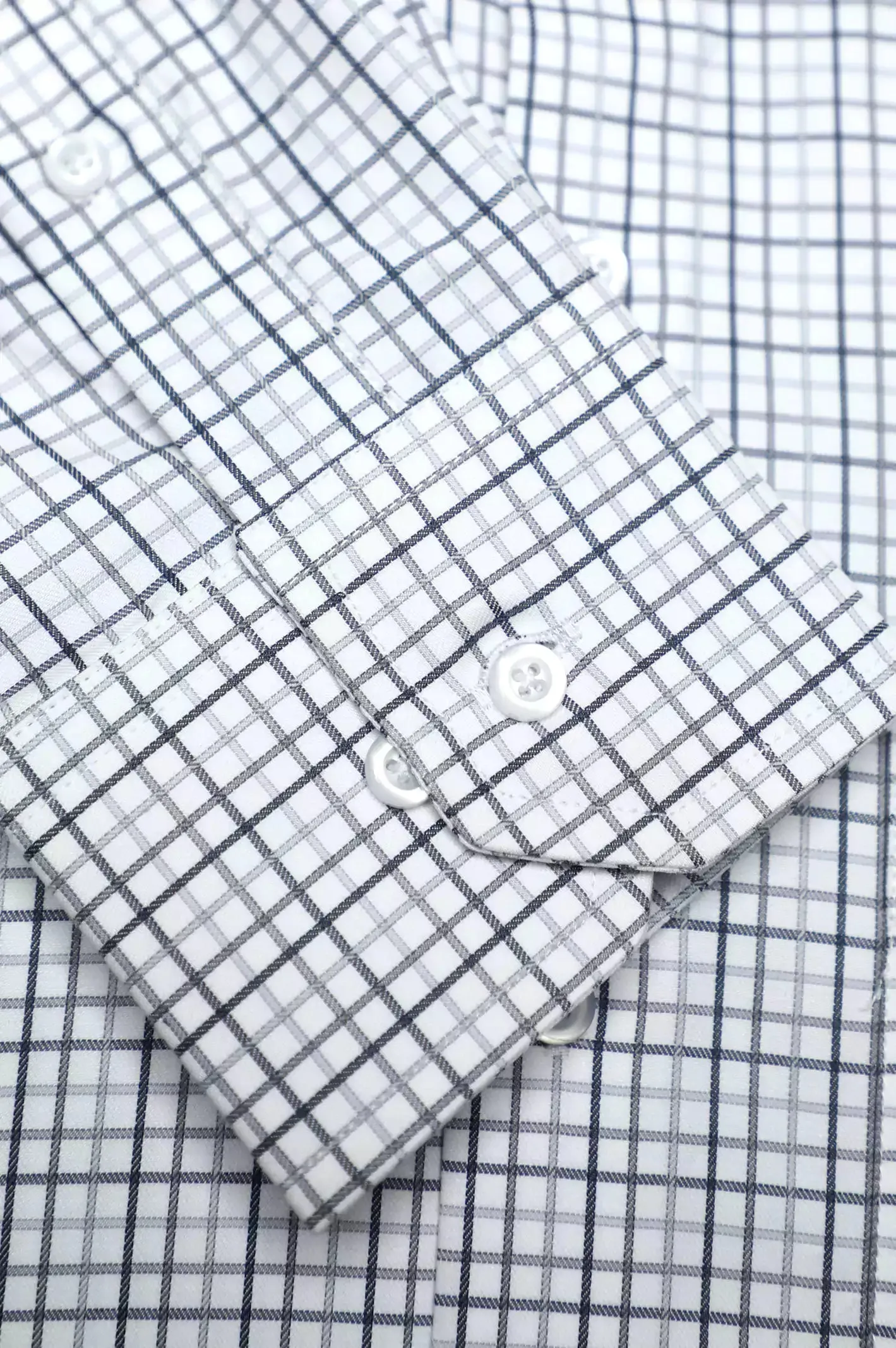 Grey Dupplin Check Formal Shirt