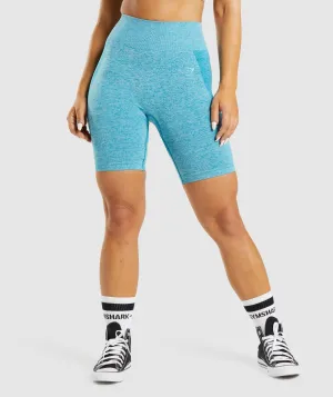 Gymshark Flex Cycling Shorts - Atlas Blue Marl