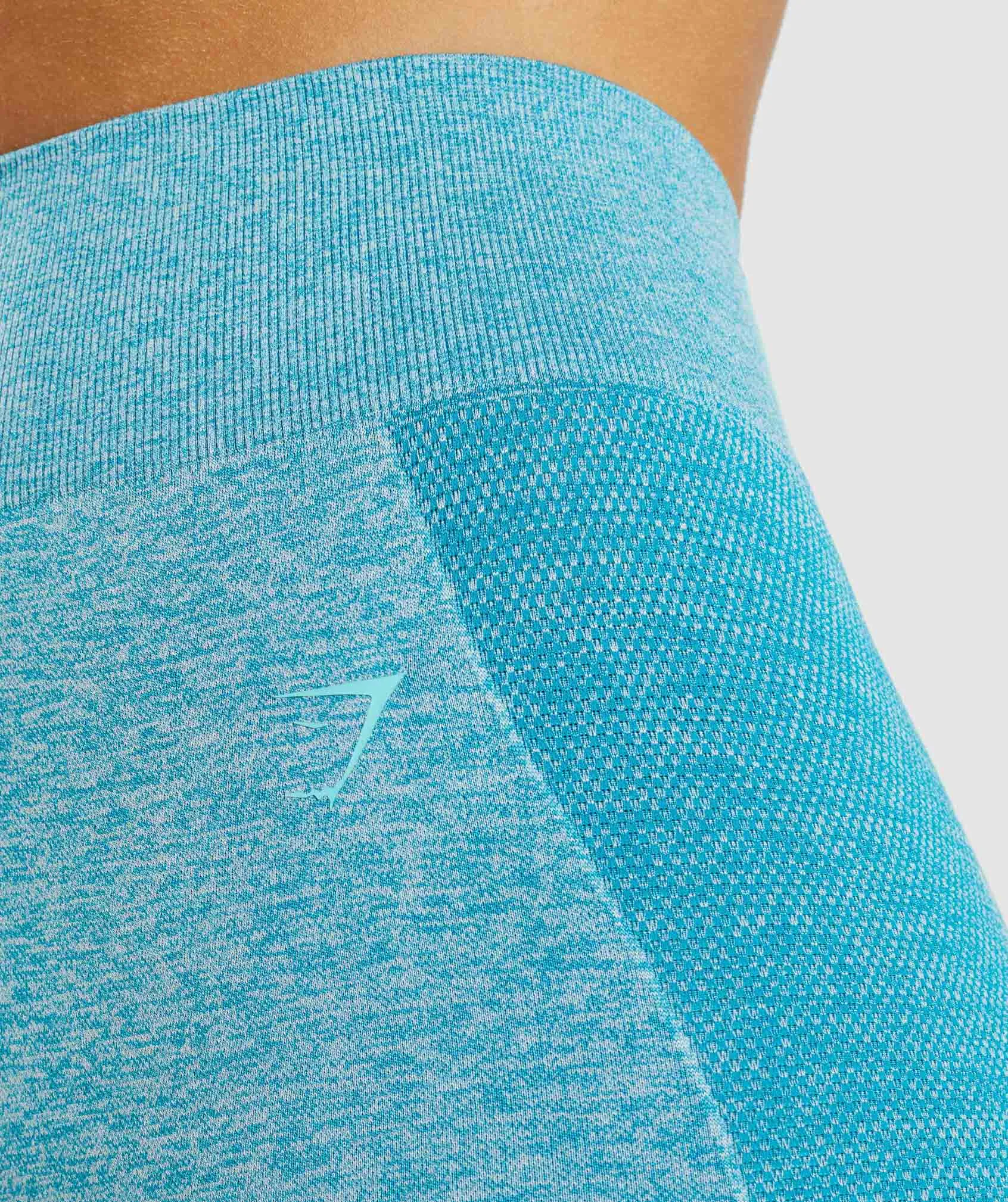 Gymshark Flex Cycling Shorts - Atlas Blue Marl