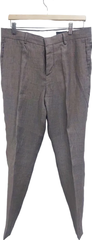 H&M Grey Slim Fit Trousers EU 48