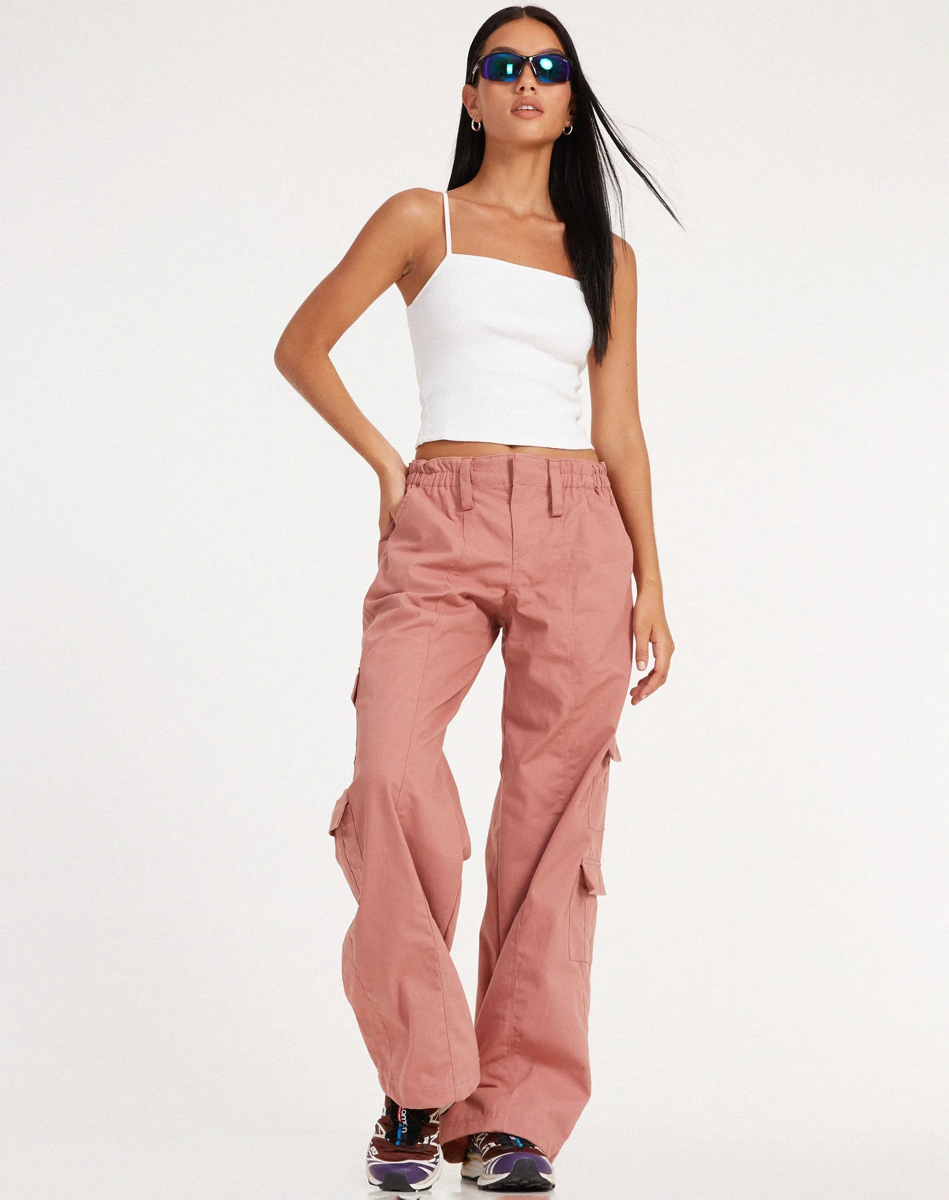 Hansa Cargo Trouser in Dusty Rose