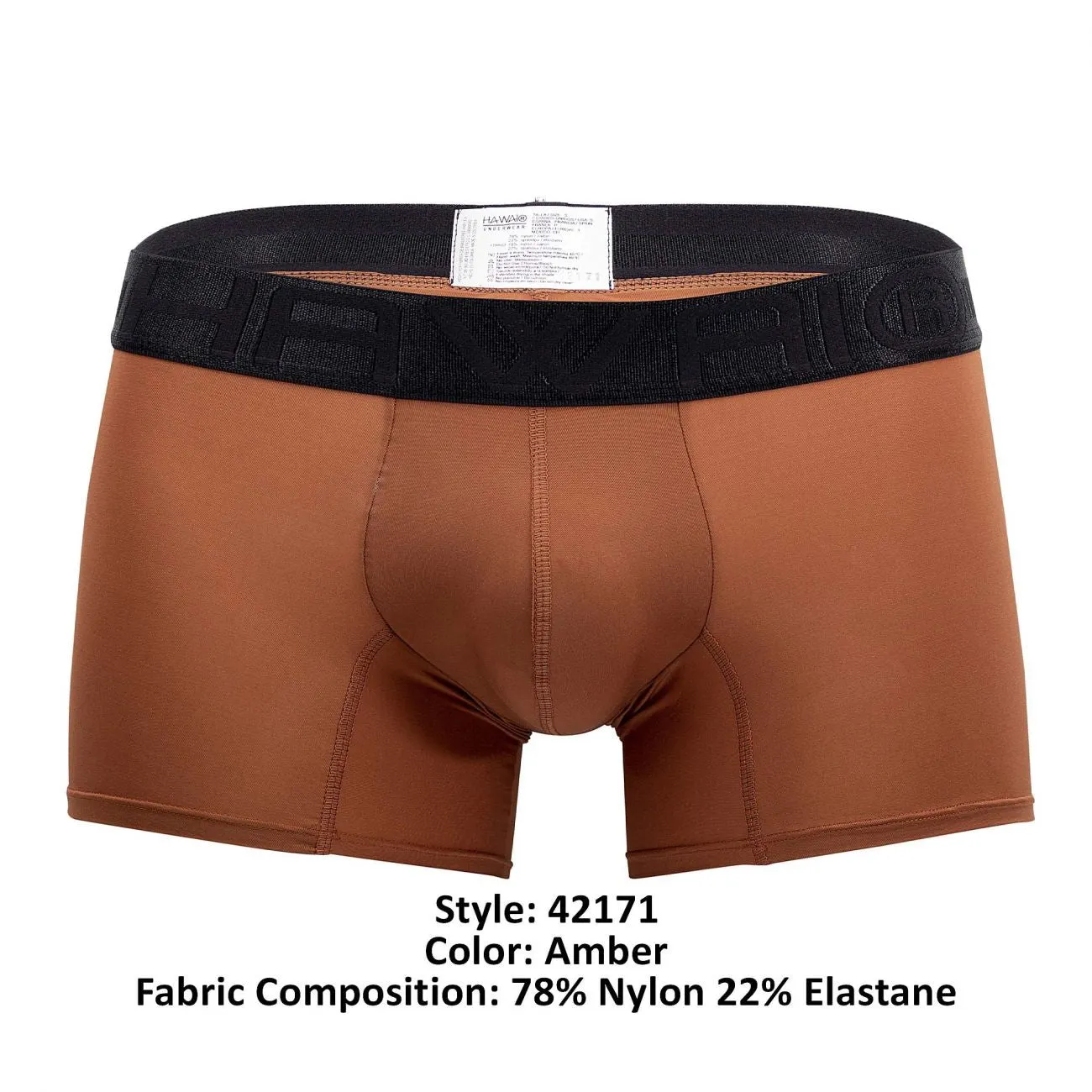 HAWAI 42171 Solid Microfiber Trunks Color Amber