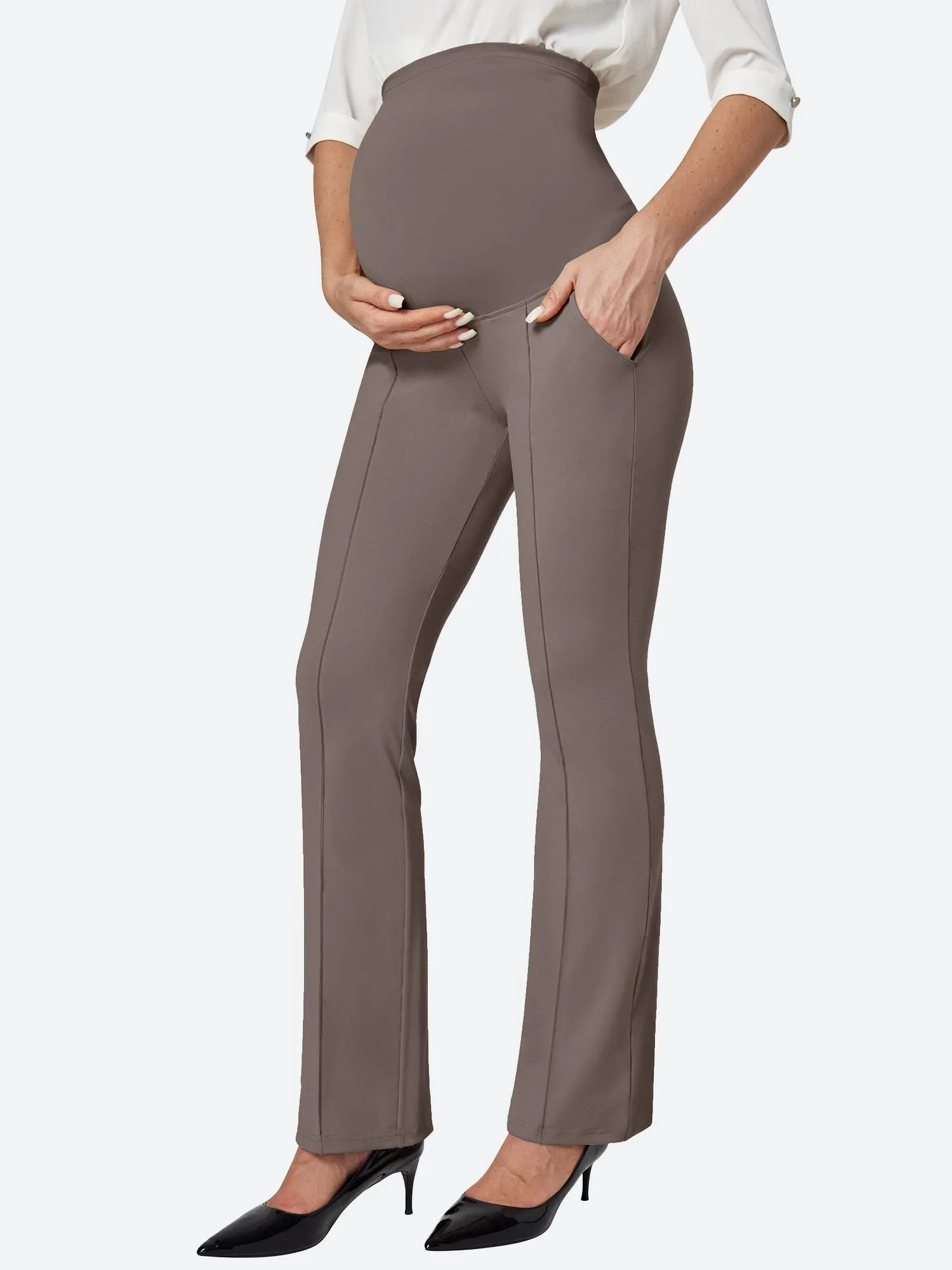 IUGA Bootcut Maternity Pants for Work with Pockets